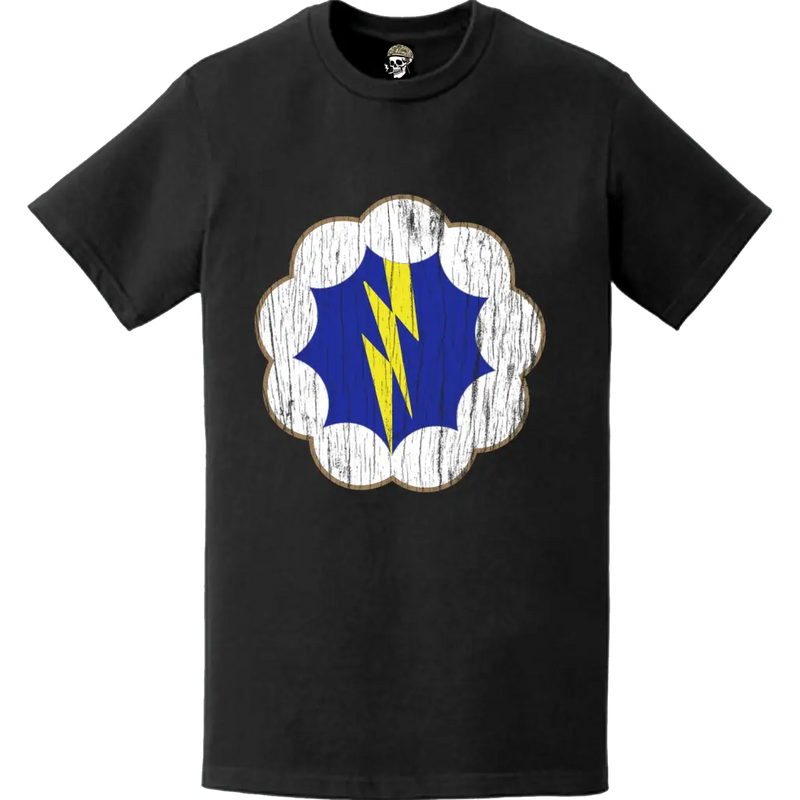 Distressed U.S. Army 9th Airborne Division Logo Emblem T-Shirt