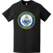 Distressed USCGC Bertholf (WMSL-750) Ship's Crest Emblem Logo T-Shirt Tactically Acquired   