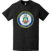 Distressed USCGC Boutwell (WHEC-719) Ship's Crest Emblem Logo T-Shirt Tactically Acquired   