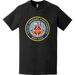 Distressed USCGC Charles Moulthrope (WPC-1141) Ship's Crest Emblem Logo T-Shirt Tactically Acquired   