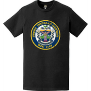 Distressed USCGC Douglas Denman (WPC-1149) Ship's Crest Emblem Logo T-Shirt Tactically Acquired   