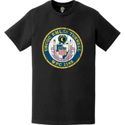 Distressed USCGC Emlen Tunnell (WPC-1145) Ship's Crest Emblem Logo T-Shirt Tactically Acquired   