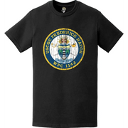 Distressed USCGC Frederick Hatch (WPC-1143) Ship's Crest Emblem Logo T-Shirt Tactically Acquired   