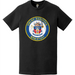 Distressed USCGC Haddock (WPB-87347) Ship's Crest Emblem Logo T-Shirt Tactically Acquired   