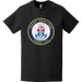 Distressed USCGC Hamiliton (WMSL-753) Ship's Crest Emblem Logo T-Shirt Tactically Acquired   