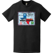 Distressed USCGC Hatchet (WLIC-75309) Ship's Crest Emblem Logo T-Shirt Tactically Acquired   