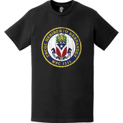Distressed USCGC Heriberto Hernandez (WPC-1114) Ship's Crest Emblem Logo T-Shirt Tactically Acquired   