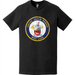 Distressed USCGC Jacob Poroo (WPC-1125) Ship's Crest Emblem Logo T-Shirt Tactically Acquired   