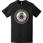 Distressed USCGC John McCormick (WPC-1121) Ship's Crest Emblem Logo T-Shirt Tactically Acquired   