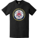 Distressed USCGC Joseph Tezanos (WPC-1118) Ship's Crest Emblem Logo T-Shirt Tactically Acquired   