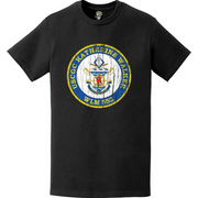 Distressed USCGC Katherine Walker (WLM-552) Ship's Crest Emblem Logo T-Shirt Tactically Acquired   