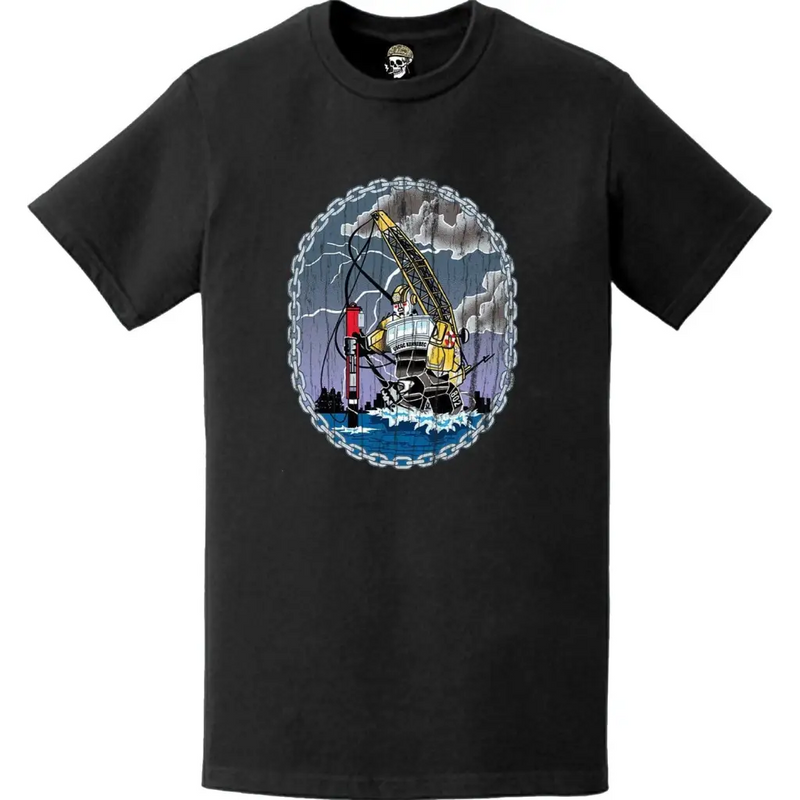Distressed USCGC Kennebec (WLIC-802) Ship's Crest Emblem Logo T-Shirt