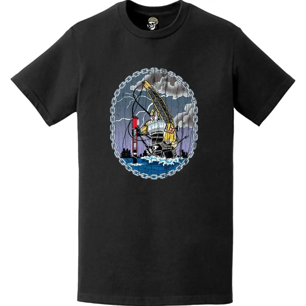 Distressed USCGC Kennebec (WLIC-802) Ship's Crest Emblem Logo T-Shirt Tactically Acquired   