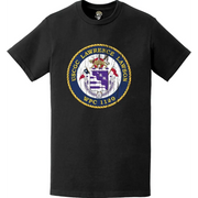 Distressed USCGC Lawrence Lawson (WPC-1120) Ship's Crest Emblem Logo T-Shirt Tactically Acquired   