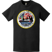 Distressed USCGC Line (WYTL-65611) Ship's Crest Emblem Logo T-Shirt Tactically Acquired   
