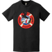 Distressed USCGC Mustang (WPB-1310) Ship's Crest Logo T-Shirt Tactically Acquired   