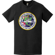 Distressed USCGC Naushon (WPB-1311) Ship's Crest Emblem Logo T-Shirt Tactically Acquired   