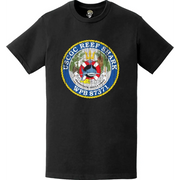 Distressed USCGC Reef Shark (WPB-87371) Ship's Crest Emblem Logo T-Shirt Tactically Acquired   