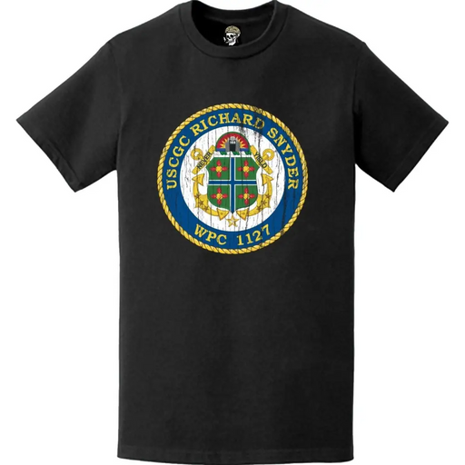 Distressed USCGC Richard Snyder (WPC-1127) Logo Emblem Crest T-Shirt Tactically Acquired   