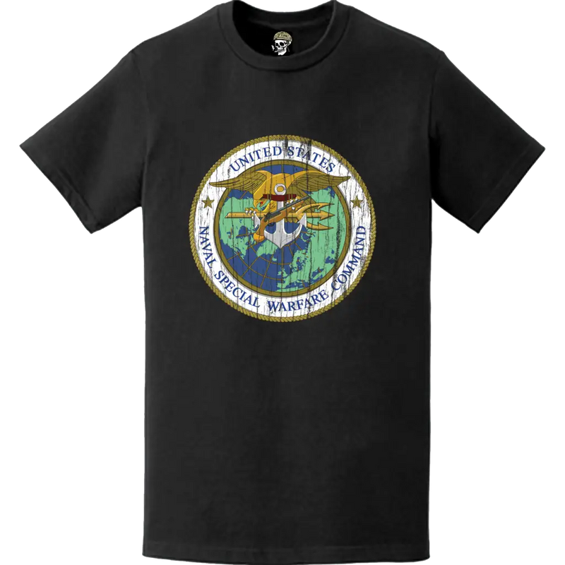 かすれたUSNSWCロゴエンブレムTシャツ