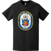 Distressed USS Anchorage (LPD-23) Ship's Crest Emblem T-Shirt Tactically Acquired   