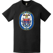 Distressed USS Anzio (CG-68) Ship's Crest Logo T-Shirt Tactically Acquired   