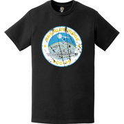 Distressed USS Blue Ridge (LCC-19) Ship's Crest Emblem T-Shirt Tactically Acquired   