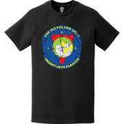 Distressed USS Cleveland (LPD-7) Ship's Crest Emblem T-Shirt Tactically Acquired   