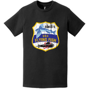 Distressed USS Flying Fish (SSN-673) Logo T-Shirt Tactically Acquired   