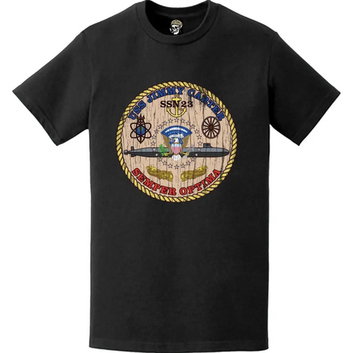 Distressed USS Jimmy Carter (SSN-23) Logo T-Shirt Tactically Acquired   