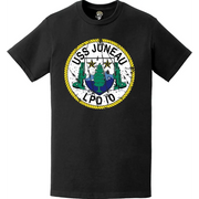 Distressed USS Juneau (LPD-10) Ship's Crest Emblem T-Shirt Tactically Acquired   