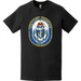 Distressed USS Lake Champlain (CG-57) Ship's Crest Logo T-Shirt Tactically Acquired   