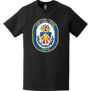 Distressed USS Lake Erie (CG-70) Ship's Crest Logo T-Shirt Tactically Acquired   