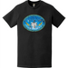 Distressed USS Mount Whitney (LCC-20) Ship's Crest Emblem T-Shirt Tactically Acquired   