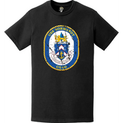 Distressed USS Normandy (CG-60) Ship's Crest Logo T-Shirt Tactically Acquired   