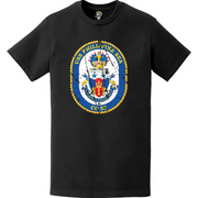 Distressed USS Philippine Sea (CG-58) Ship's Crest Logo T-Shirt Tactically Acquired   