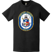 Distressed USS San Antonio (LPD-17) Ship's Crest Emblem T-Shirt Tactically Acquired   