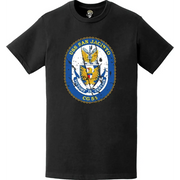 Distressed USS San Jacinto (CG-56) Ship's Crest Logo T-Shirt Tactically Acquired   