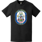 Distressed USS Somerset (LPD-25) Ship's Crest Emblem T-Shirt Tactically Acquired   
