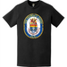 Distressed USS Thomas S. Gates (CG-51) Ship's Crest Logo T-Shirt Tactically Acquired   