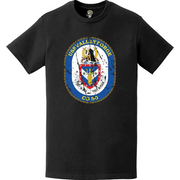 Distressed USS Valley Forge (CG-50) Ship's Crest Logo T-Shirt Tactically Acquired   