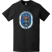 Distressed USS Wainwright (CG-28) Ship's Crest Logo T-Shirt Tactically Acquired   