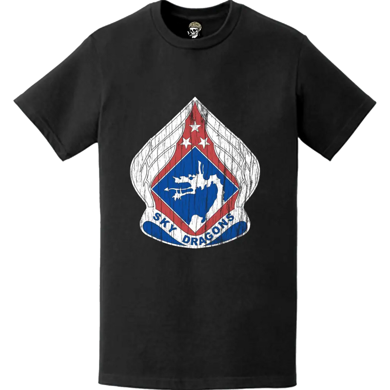 Distressed XVIII Airborne Corps DUI Logo Emblem T-Shirt