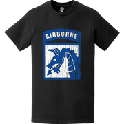 Distressed XVIII Airborne Corps SSI Logo Emblem T-Shirt Tactically Acquired   