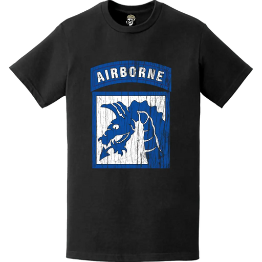 Distressed XVIII Airborne Corps SSI Logo Emblem T-Shirt Tactically Acquired   