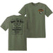 Double-Sided 1-327 Infantry Regiment "Above the Rest" Whiskey Label T-Shirt Tactically Acquired   