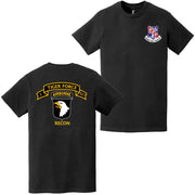 Double-Sided 1-327 IR Tiger Force Vietnam War T-Shirt Tactically Acquired   