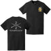 Double-Sided 2-2 Infantry Regiment Crossed Rifles T-Shirt Tactically Acquired   