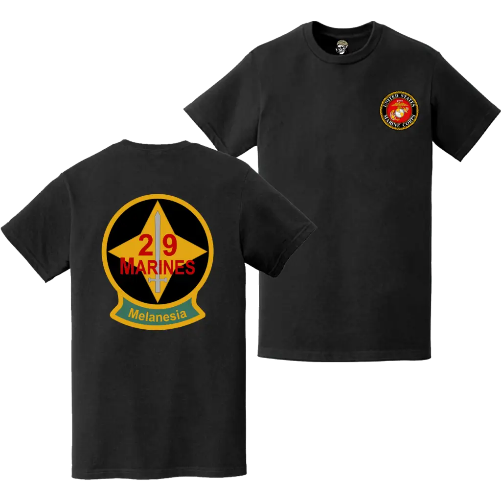 Double-Sided 29th Marine Regiment Logo T-Shirt Tactically Acquired   