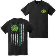 Double-Sided 3rd Cavalry Regiment American Flag T-Shirt Tactically Acquired   